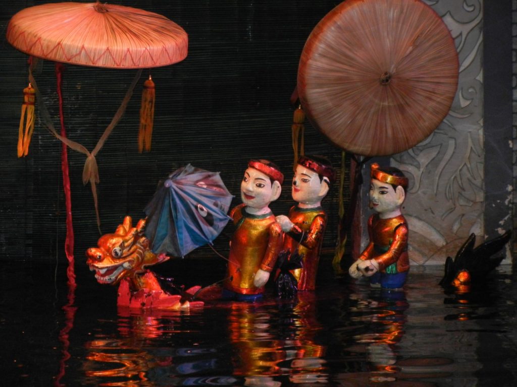 water puppetry video