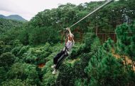 Challenging yourself at the Datanla High Rope Course