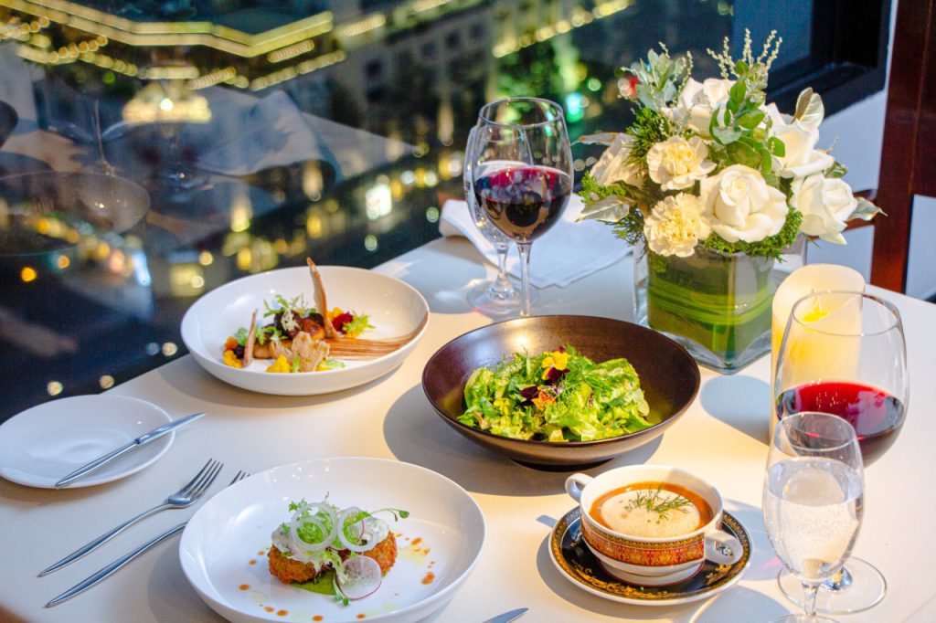 Set menu dinner with a panoramic view awaits at Signature Restaurant